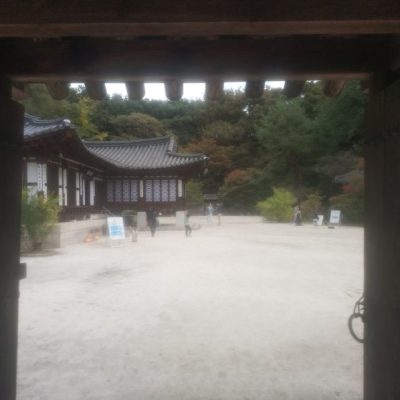 コリア庭園に入りました